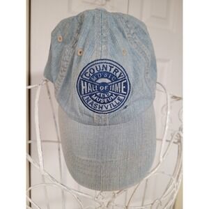 Country Music Hall of Fame Nashville Western Blue Denim Baseball Cap